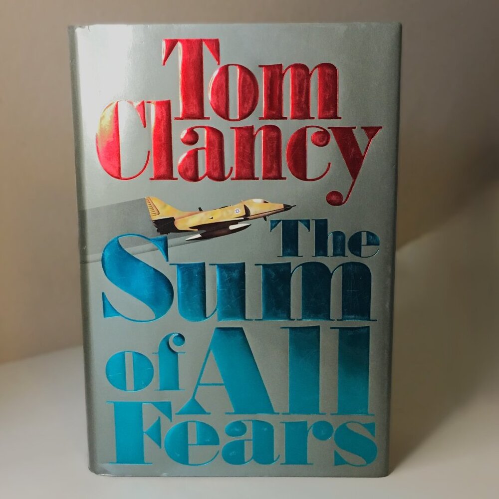 TOM CLANCY Hardcover Book THE SUM OF ALL FEARS (A Jack Ryan Novel)